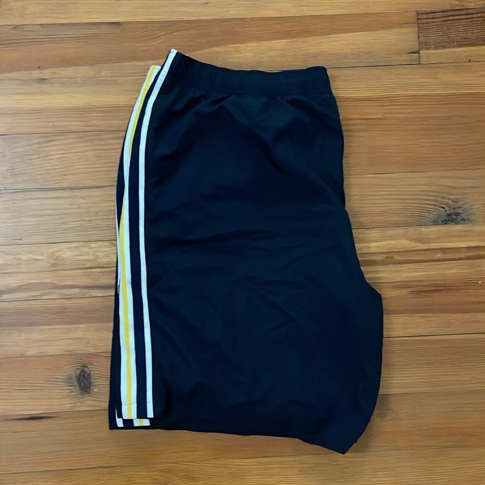 Lacoste Sport Blue Pull-on Contrast Bands Tennis Shorts Mens Size 4XL GH6908 - Picture 5 of 14